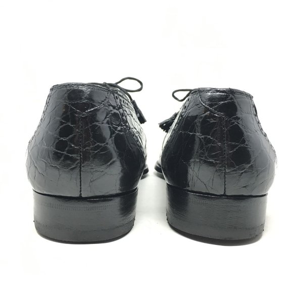 Mauri Oxfords Shoes Size 8 W Black Full Alligator main image 4
